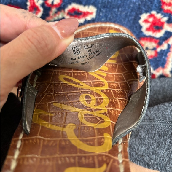 Sam Edelman Reid platform cork wedge sandals size 8 - Picture 6 of 6